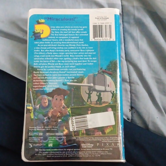 Disney Parks Toy Story 2 VHS Case Clutch Wallet - Picture 2 of 2